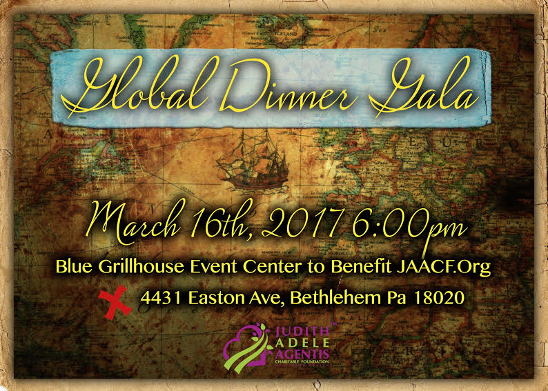 Global Dinner Gala to Benefit Judith Adele Agentis Charitable Foundation